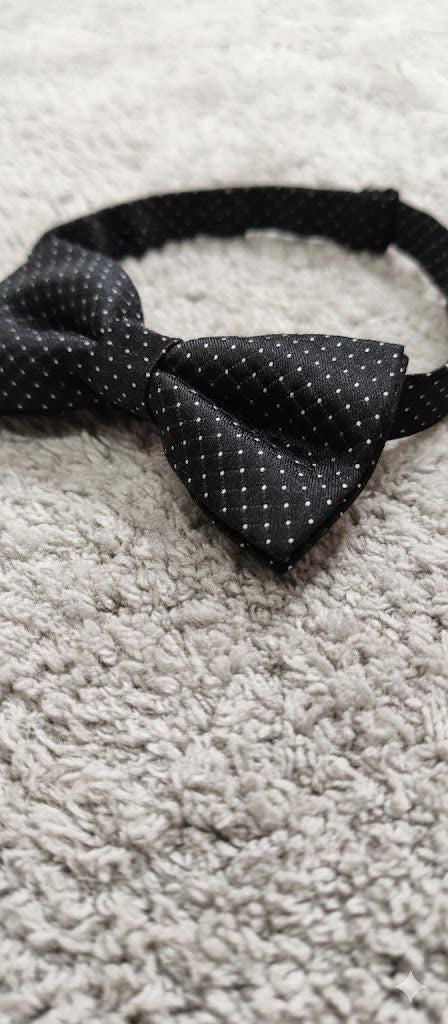 Black Ready to Use Bow Tie – Easy Wear Formal Accessory for Boys