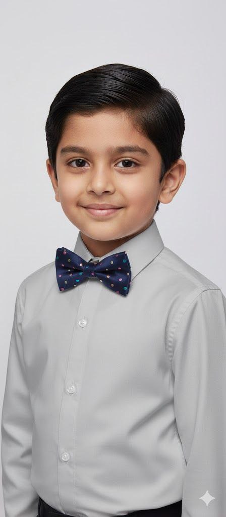 Multi Colour Polka Dots Bow Tie Ready to Use– Easy Wear Formal Accessory for Boys