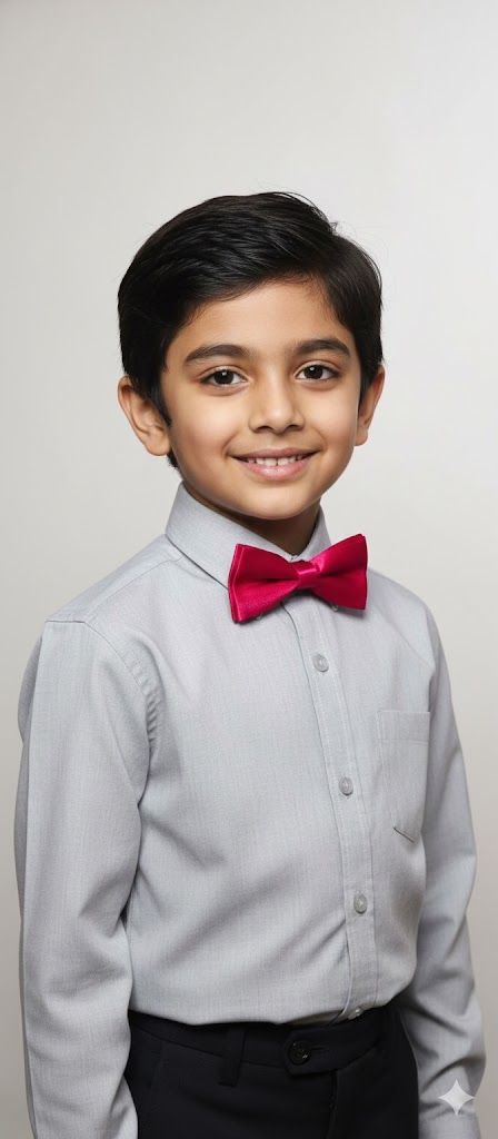 Red Bow Tie Ready to Use– Easy Wear Formal Accessory for Boys