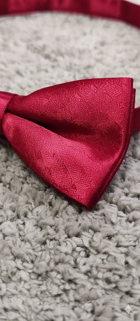 Red Bow Tie Ready to Use– Easy Wear Formal Accessory for Boys