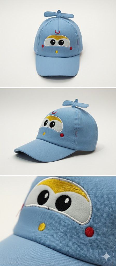 Plane Toddler & Kids Sun Cap – Soft, Lightweight & Breathable Summer Outdoor Cap