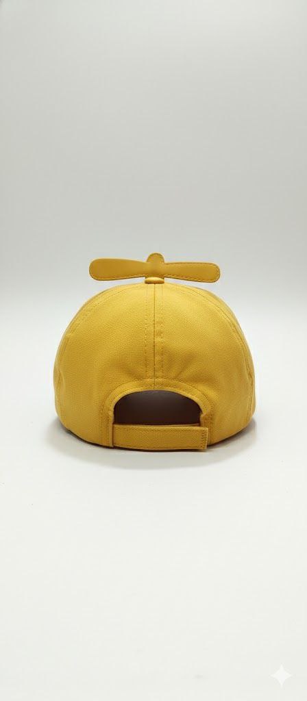 Yellow Plane Toddler & Kids Sun Cap – Soft, Lightweight & Breathable Summer Outdoor Cap