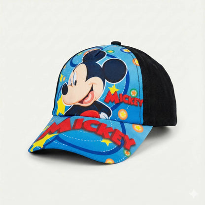 Black - Mickey Mouse Toddler & Kids Sun Cap – Soft, Lightweight & Breathable Summer Outdoor Cap