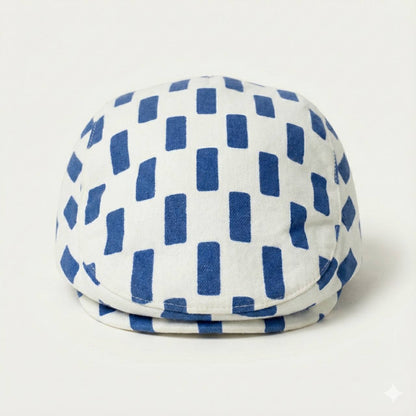 Blue & White Kids Golf Cap – Soft, Lightweight & Breathable Summer Outdoor Cap