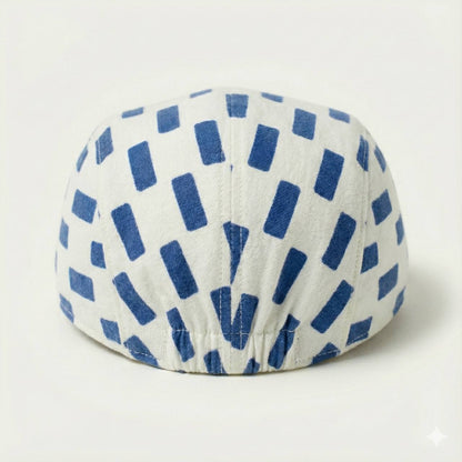 Blue & White Kids Golf Cap – Soft, Lightweight & Breathable Summer Outdoor Cap