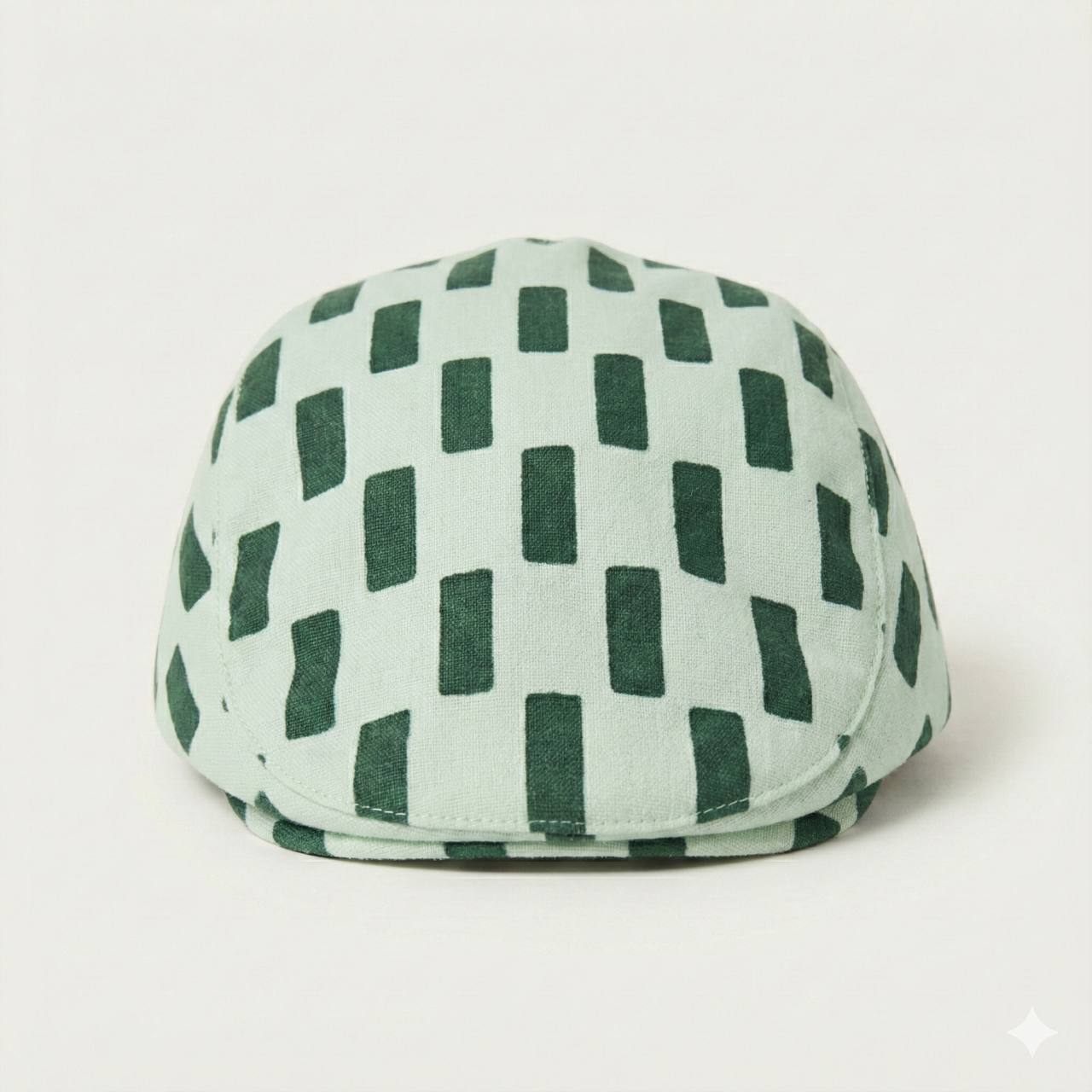 Green & White Kids Golf Cap – Soft, Lightweight & Breathable Summer Outdoor Cap