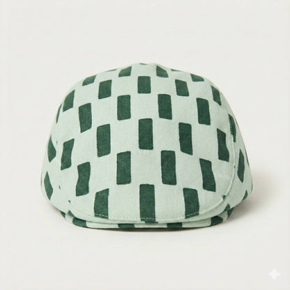 Green & White Kids Golf Cap – Soft, Lightweight & Breathable Summer Outdoor Cap