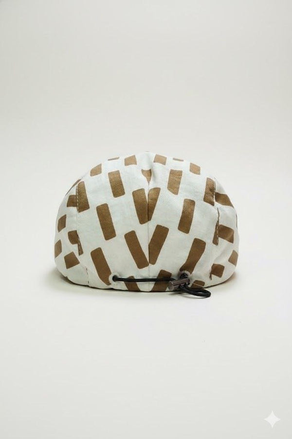 Brown & White Kids Golf Cap – Soft, Lightweight & Breathable Summer Outdoor Cap