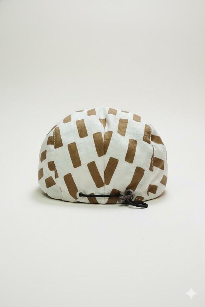 Brown & White Kids Golf Cap – Soft, Lightweight & Breathable Summer Outdoor Cap