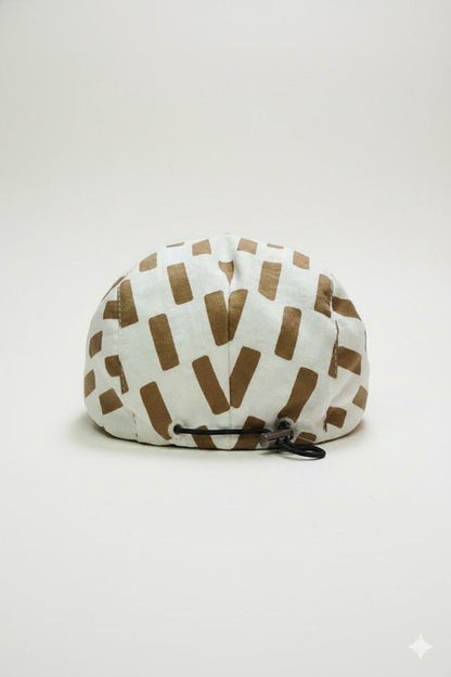 Brown & White Kids Golf Cap – Soft, Lightweight & Breathable Summer Outdoor Cap