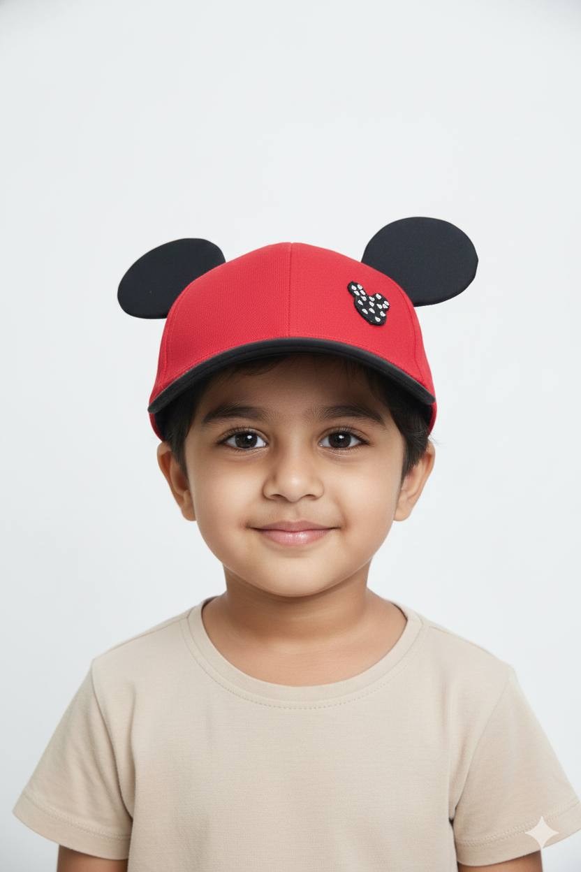 Mickey Ears Sun Cap  – Soft, Lightweight & Breathable Summer Outdoor Cap