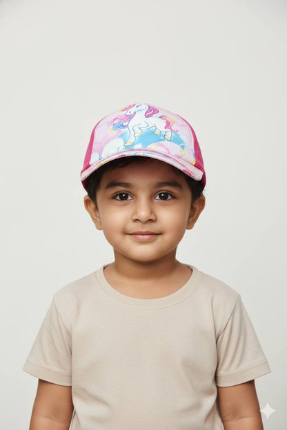 Unicorn Printed Sun Cap  – Soft, Lightweight & Breathable Summer Outdoor Cap