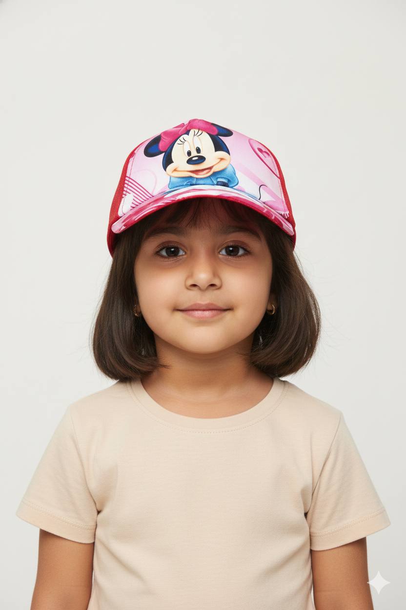 Printed Miney Sun Cap  – Soft, Lightweight & Breathable Summer Outdoor Cap