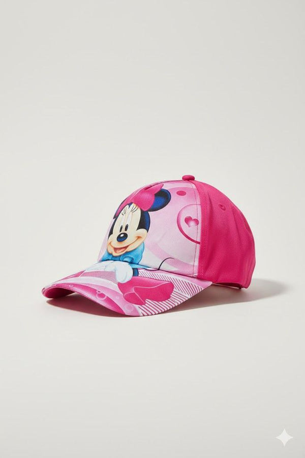 Minney Mouse Printed Sun Cap – Soft, Lightweight & Breathable Summer Outdoor Cap