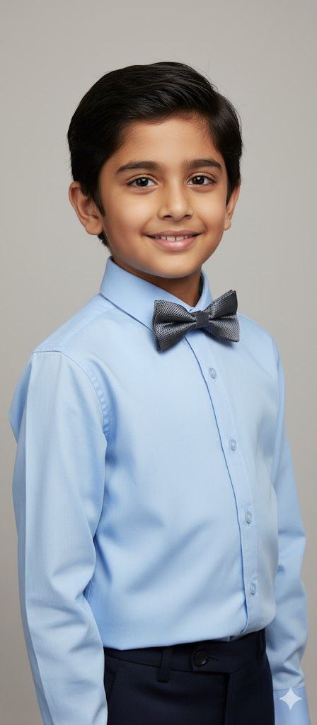 Silver Grey Bow Tie Ready to Use– Easy Wear Formal Accessory for Boys
