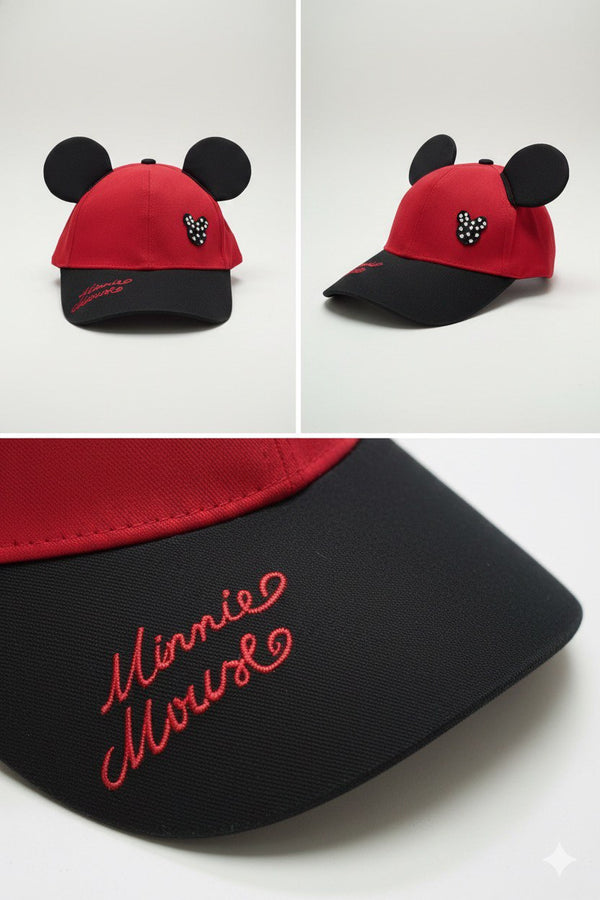 Mickey Ears Sun Cap – Soft, Lightweight & Breathable Summer Outdoor Cap