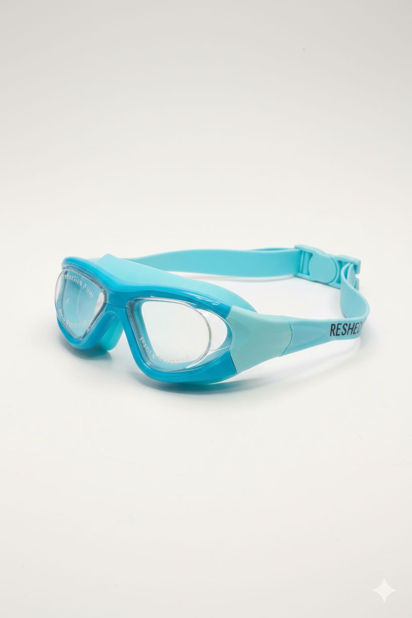 Blue Unisex Swimming Goggles – Clear Vision, Leak-Proof, Anti-Fog Eye Protection