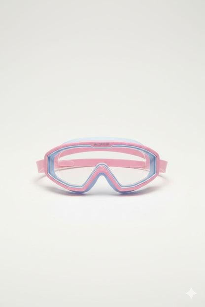 Pink Blue Unisex Swimming Goggles – Clear Vision, Leak-Proof, Anti-Fog Eye Protection