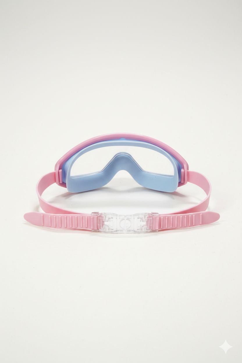 Pink Blue Unisex Swimming Goggles – Clear Vision, Leak-Proof, Anti-Fog Eye Protection