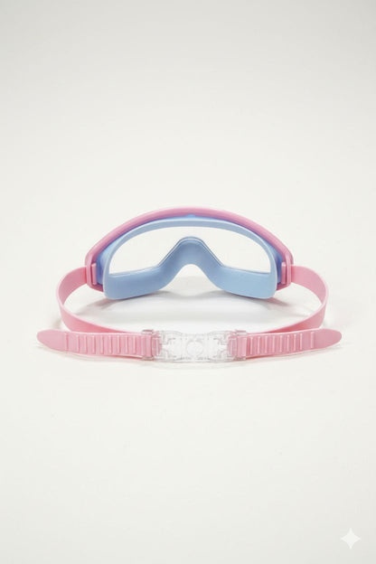 Pink Blue Unisex Swimming Goggles – Clear Vision, Leak-Proof, Anti-Fog Eye Protection