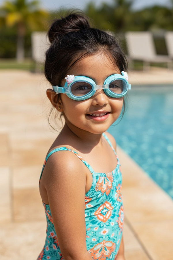 Peppa Pig Blue Unisex Swimming Goggles – Clear Vision, Leak-Proof, Anti-Fog Eye Protection
