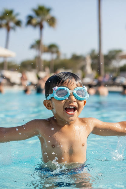 Peppa Pig Blue Unisex Swimming Goggles – Clear Vision, Leak-Proof, Anti-Fog Eye Protection