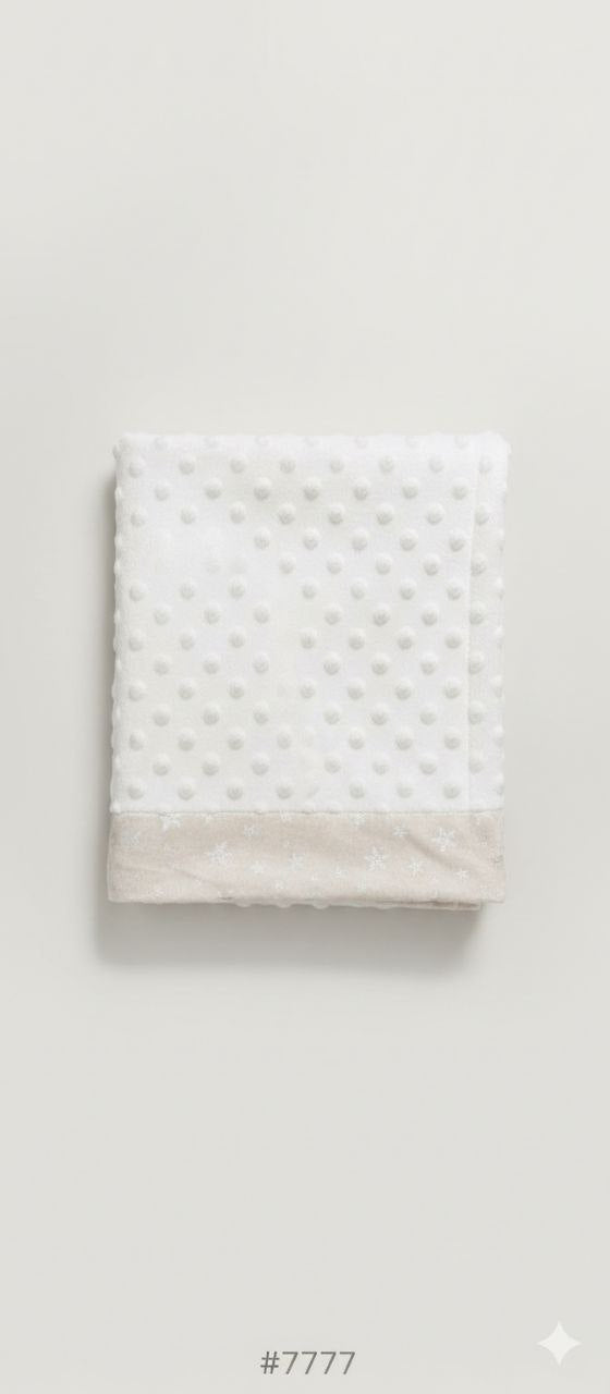 White Grey Unicorn Patchwork Ultra-Soft Infant Blanket – Cozy & Gentle for Newborns