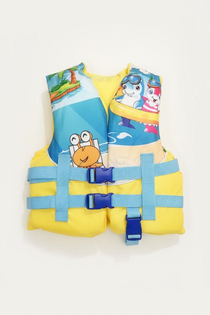 Yellow Dragon Printed Safety Life Jacket – Lightweight Swim Vest