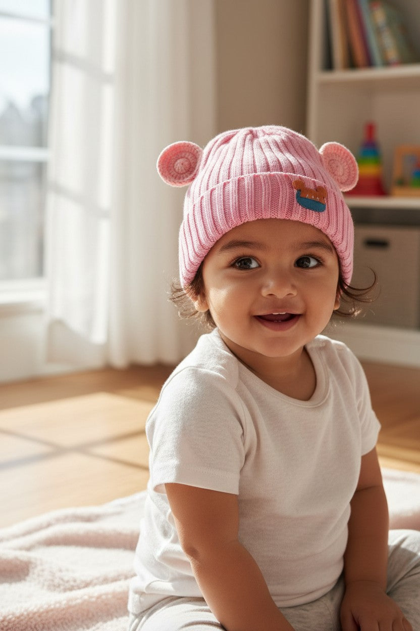Soft Winter Hat I Beanie for Toddlers – Crochet Ear Cap
